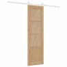 Porte Coulissante avec Ensemble de Quincaillerie 61x198.5 cm Bois Massif Pin 