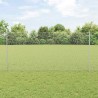 Poteaux de Clôture 22 pcs U-Channel 120 cm Acier Galvanisé 