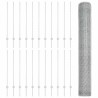 Poteaux de Clôture 22 pcs U-Channel 120 cm Acier Galvanisé 
