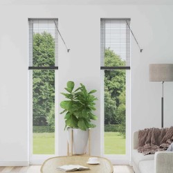 Store de Fenêtre Gris foncé 40 x 220 cm Aluminium 