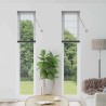 Store de Fenêtre Gris foncé 40 x 220 cm Aluminium 