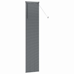 Store de Fenêtre Gris foncé 40 x 220 cm Aluminium 
