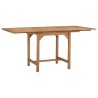 Table extensible de jardin (110-160)x80x75 cm Teck solide 