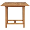 Table extensible de jardin (110-160)x80x75 cm Teck solide 