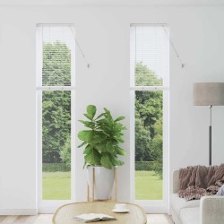 Store de Fenêtre avec des rideaux Autre Blanc 40 x 220 cm Aluminium 
