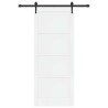 Porte Coulissante avec Quincaillerie 'ORKDAL'en Pin Blanc 