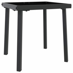 Chaise longue 2 pcs Noir 40 x 40 x 40.5 cm Poly rotin 