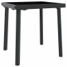 Chaise longue 2 pcs Noir 40 x 40 x 40.5 cm Poly rotin 