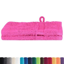 Gants de toilette 2 pcs Rose 15 x 21 cm Coton 