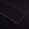 Gants de toilette 2 pcs Noir 15 x 21 cm Coton 