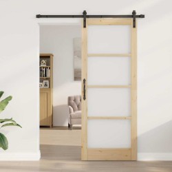 Porte coulissante avec quincaillerie 'ORKDAL'83x211 cm 