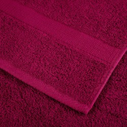 Gants de toilette 2 pcs Bordeaux 15 x 21 cm Coton 