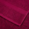 Gants de toilette 2 pcs Bordeaux 15 x 21 cm Coton 