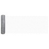 Clôture Hexagonale Grise Argent 0.6 x 25 m Acier galvanisé 