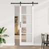 Porte coulissante avec kit 'ORKDAL'blanche 78x232 cm 