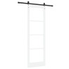 Porte coulissante avec kit 'ORKDAL'blanche 78x232 cm 