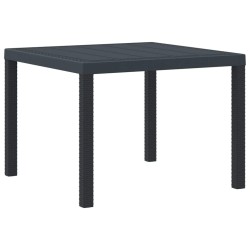 Ensemble de salle à manger de jardin 5 pcs Anthracite 