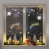 Lumières de Noël silhouette d'étoile filante 2 pcs 50 LED 