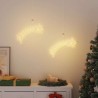 Lumières de Noël silhouette d'étoile filante 2 pcs 50 LED 