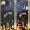 Lumières de Noël silhouette d'étoile filante 2 pcs 50 LED 