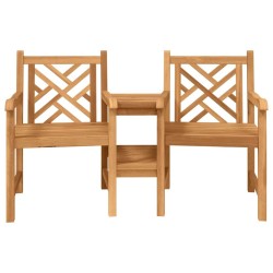 Chaises de Jardin Marron 152 x 63 x 89 cm Bois de teck solide 