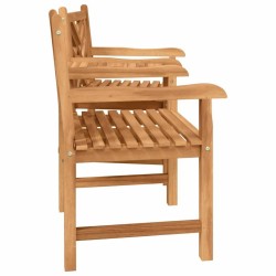 Chaises de Jardin Marron 152 x 63 x 89 cm Bois de teck solide 