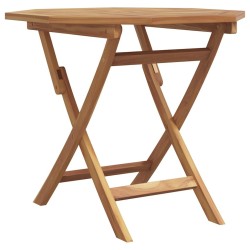 Ensemble Bistro de Jardin Pliable 3 Pièces en Bois Massif d'Acacia 