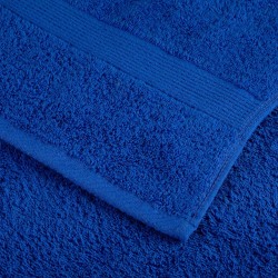Gants de toilette 10 pcs Bleu 15 x 21 cm Coton 