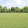 Clôture de Champ 0,8x25 m en Acier Galvanisé 