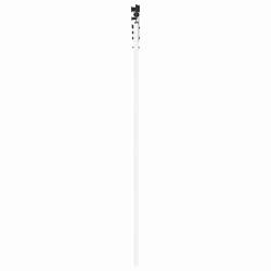 Porte coulissante avec ensemble de matériel blanc 73,5x198,5 cm en bois massif en pin 
