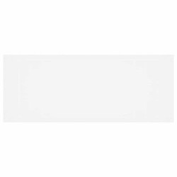 Table de jardin Blanche 250x100x73 cm en Poly Rattan 