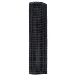 Clôture en fil métallique soudé Gris 0,4x10 m Acier 