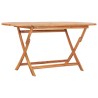 Table pliable de jardin 160x80x75 cm Bois de teck solide 