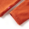 T-shirt enfants à manches longues orange brûlé 140 