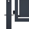 Portail de jardin Acier 100 x 75 cm Anthracite 