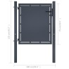 Portail de jardin Acier 100 x 75 cm Anthracite 