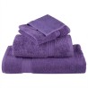 Gants de toilette 10 pcs Pourpre 15 x 21 cm Coton 