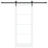 Porte coulissante avec kit de quincaillerie 'ORKDAL'blanche 83x202 cm 