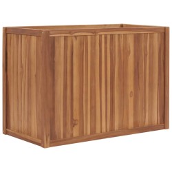 Lit surélevé 100x50x70 cm Bois de teck solide 