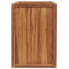 Lit surélevé 100x50x70 cm Bois de teck solide 