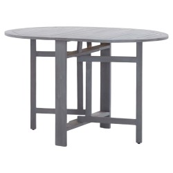 Table de jardin Gris 120x70x74 cm Bois d'acacia massif 
