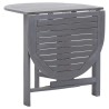Table de jardin Gris 120x70x74 cm Bois d'acacia massif 