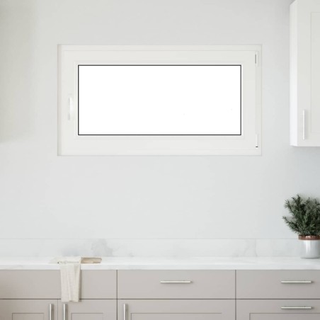 Fenêtre de sous-sol« RISOR » 110 x 70 cm oscillo-battante DIN droite blanche 
