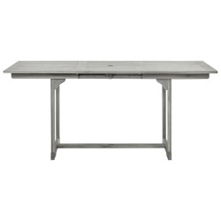 Table à dîner de jardin (120-170)x80x75 cm Bois d'acacia massif 