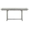 Table à dîner de jardin (120-170)x80x75 cm Bois d'acacia massif 
