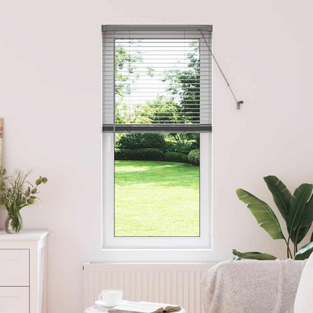 Store de Fenêtre Gris foncé 60 x 130 cm Aluminium 