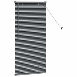 Store de Fenêtre Gris foncé 60 x 130 cm Aluminium 