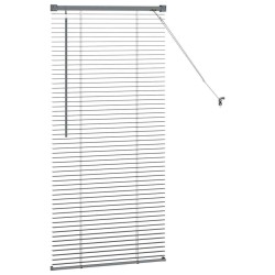 Store de Fenêtre Gris foncé 60 x 130 cm Aluminium 