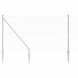 Clôture Hexagonale 1,4x25 m Acier Galvanisé 
