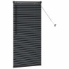 Store de Fenêtre avec des rideaux Autre Noir 60 x 130 cm Aluminium 